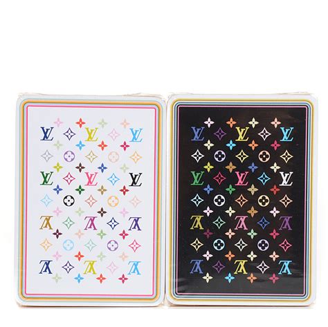 louis vuitton speelkaarten|LOUIS VUITTON Monogram Playing Card Cards Set.